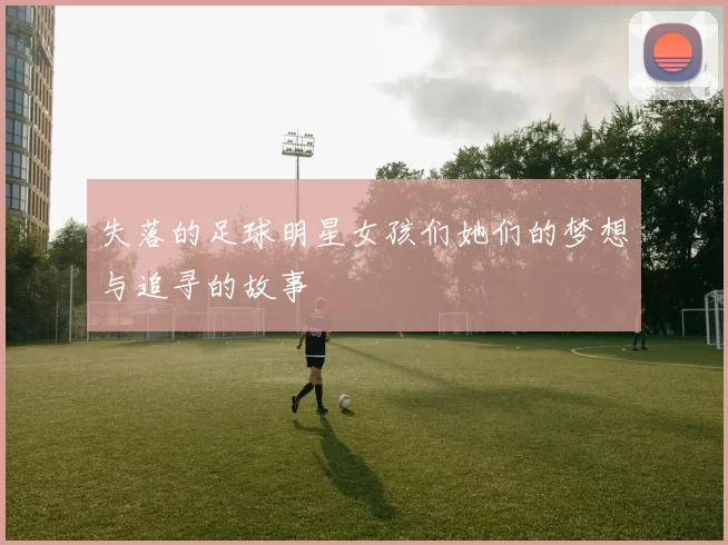 失落的足球明星女孩们她们的梦想与追寻的故事
