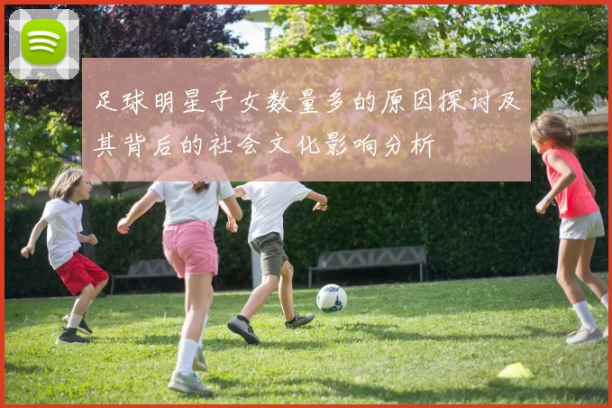 足球明星子女数量多的原因探讨及其背后的社会文化影响分析