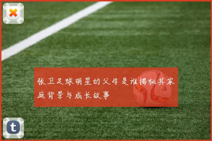 张卫足球明星的父母是谁揭秘其家庭背景与成长故事