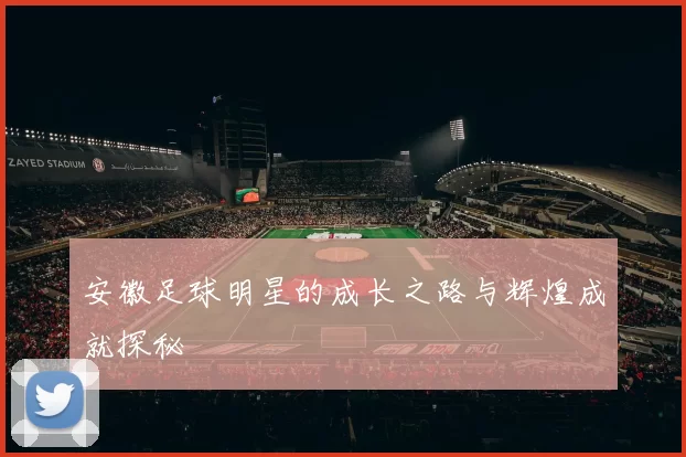 安徽足球明星的成长之路与辉煌成就探秘